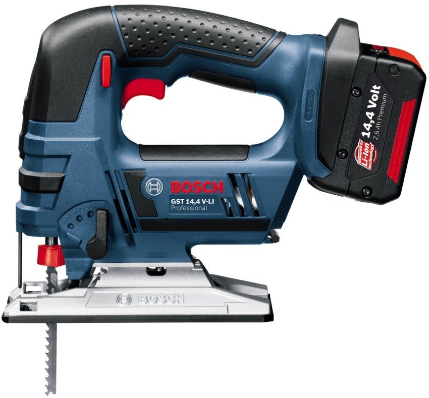 לפאזל GST 14.4 V-LI Professional של Bosch יש זמן פעולה ארוך ללא טעינה לפאזל GST 14.4 V-LI Professional של Bosch יש זמן פעולה ארוך ללא טעינה