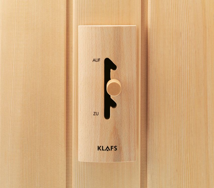 Ventilasjon med skyveknapp for justering av friskluftinntaket Ventilasjon med skyveknapp for justering av friskluftinntaket