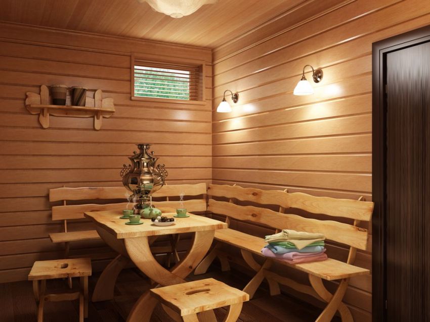 Naturlig ventilasjon er ikke egnet for et dampbad, det anbefales å utstyre det i et avslapningsrom Naturlig ventilasjon er ikke egnet for et dampbad, det anbefales å utstyre det i et avslapningsrom