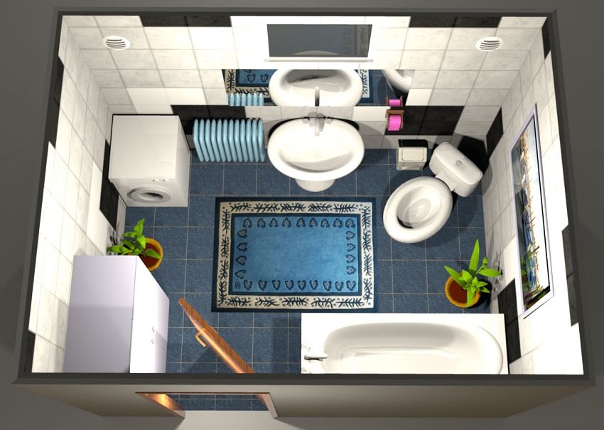 Za učinkovitu izmjenu zraka bolje je opremiti ispušne otvore nasuprot vrata Za učinkovitu izmjenu zraka bolje je opremiti ispušne otvore nasuprot vrata