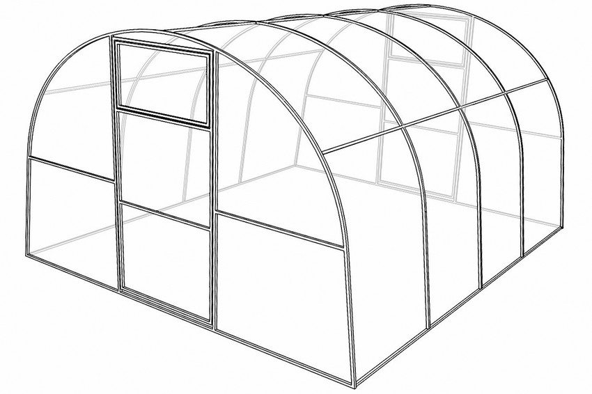 Projekt ramowy do budowy szklarni łukowej Projekt ramowy do budowy szklarni łukowej