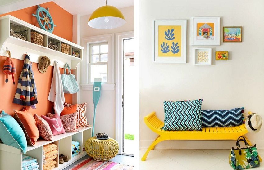 Bruke livlige farger i moderne gangdesign Bruke livlige farger i moderne gangdesign