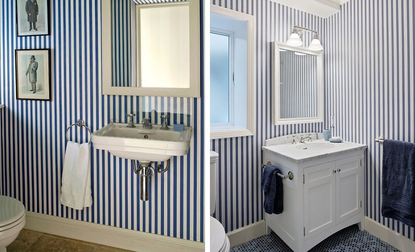 For rom med lav takhøyde er det bra å bruke et mønster med vertikale striper i veggdekorasjon. For rom med lav takhøyde er det bra å bruke et mønster med vertikale striper i veggdekorasjon.