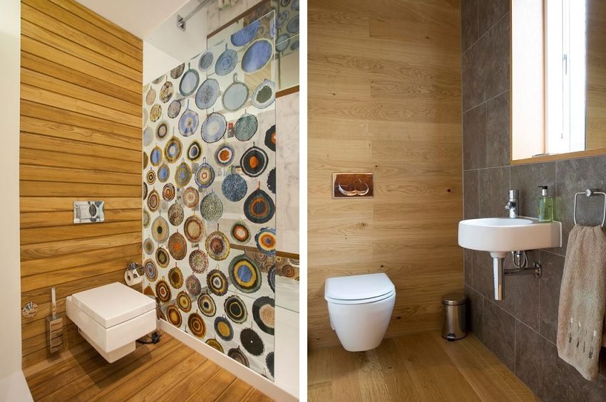 Trematerialer for å dekorere toalettet må behandles med vannavvisende forbindelser Trematerialer for å dekorere toalettet må behandles med vannavvisende forbindelser