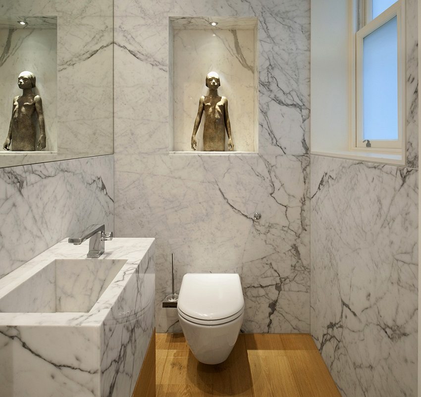 Natursteinsvegger og servant Natursteinsvegger og servant