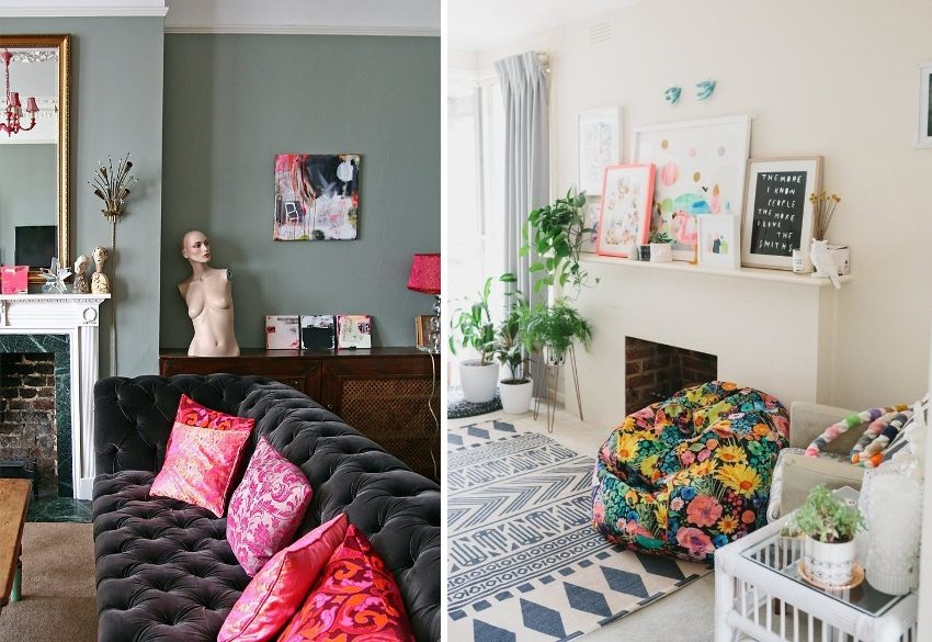 Exemples del disseny d’una xemeneia de pladur en una habitació moderna Exemples del disseny d’una xemeneia de pladur en una habitació moderna