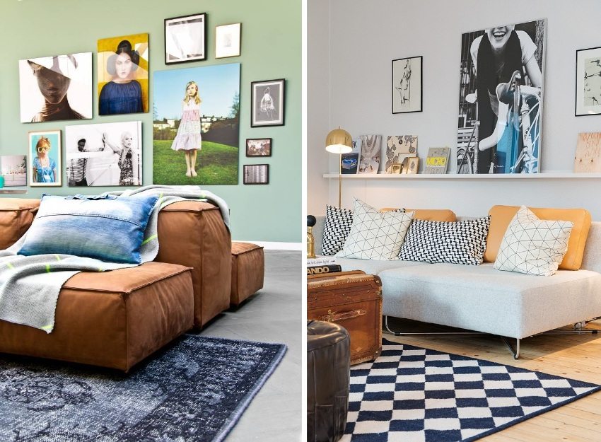 Les imatges i les fotografies es poden utilitzar amb èxit com a decoració de parets Les imatges i les fotografies es poden utilitzar amb èxit com a decoració de parets