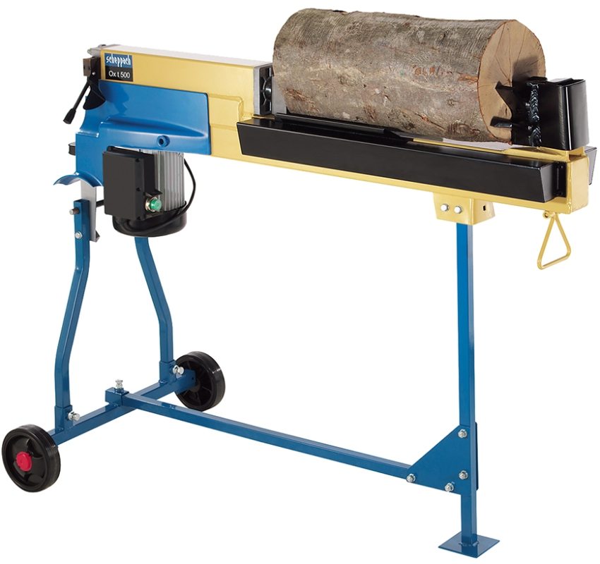 Holzspalter Scheppach Ox t 500 mit horizontaler Holzanordnung Holzspalter Scheppach Ox t 500 mit horizontaler Holzanordnung