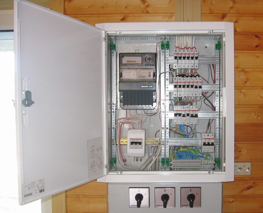 Bố trí bảng điện trong nhà gỗ Bố trí bảng điện trong nhà gỗ