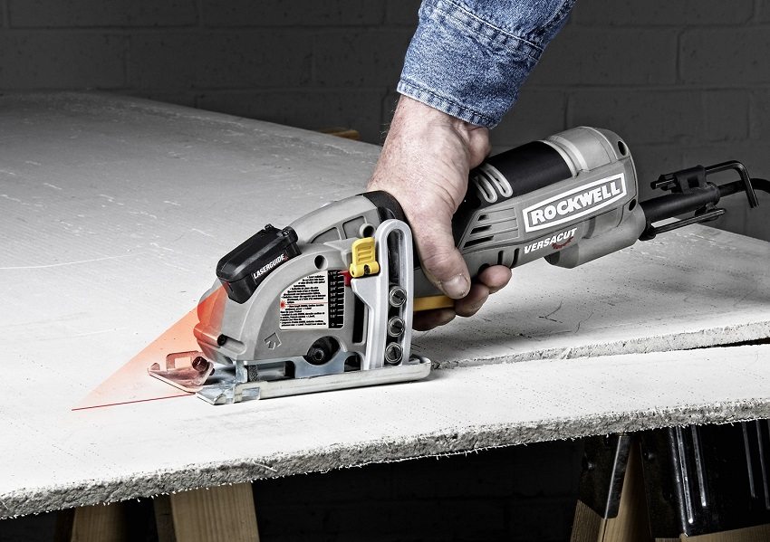 Mini-serra circular de rede Rockwell RK3440K com apontador laser Mini-serra circular de rede Rockwell RK3440K com apontador laser