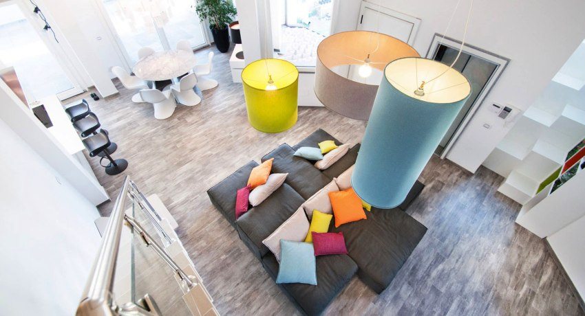 Подът на кухнята-всекидневната е декориран с ламинат Подове в апартамента: какво да направите и как да изберете