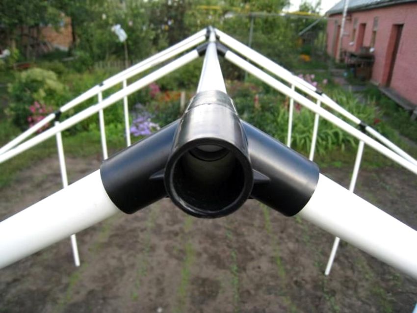 إطار الدفيئة الجملون مصنوع من الأنابيب البلاستيكية إطار الدفيئة الجملون مصنوع من الأنابيب البلاستيكية