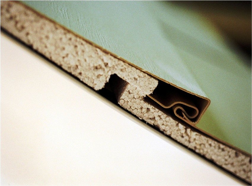 Siding izolat din vinil - vedere secțională Siding izolat din vinil - vedere secțională