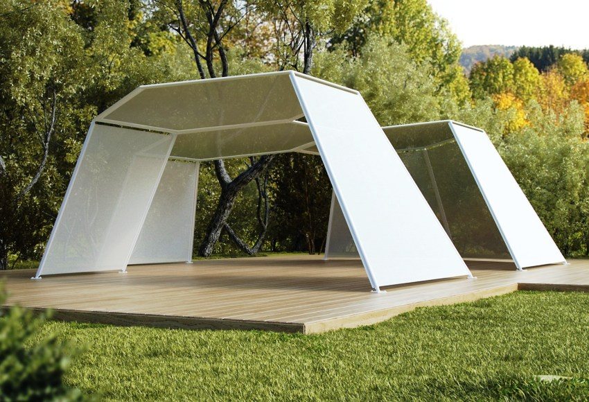 Suunnittelija huvimaja moderniin tyyliin Suunnittelija huvimaja moderniin tyyliin