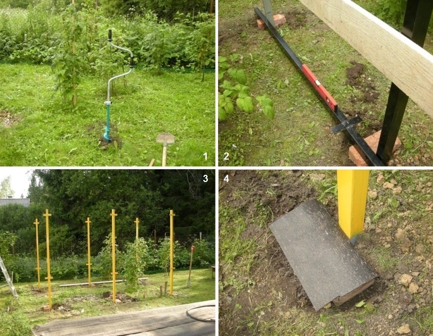 Ένα παράδειγμα κατασκευής ενός θεμέλιου κιόσκι χρησιμοποιώντας μεταλλικό προφίλ Ένα παράδειγμα κατασκευής ενός θεμέλιου κιόσκι χρησιμοποιώντας μεταλλικό προφίλ