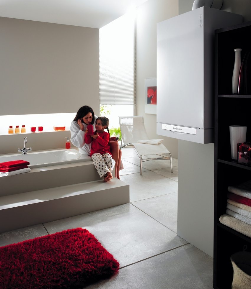 In addition to heating the house, an important function of a gas boiler is heating water In addition to heating the house, an important function of a gas boiler is heating water