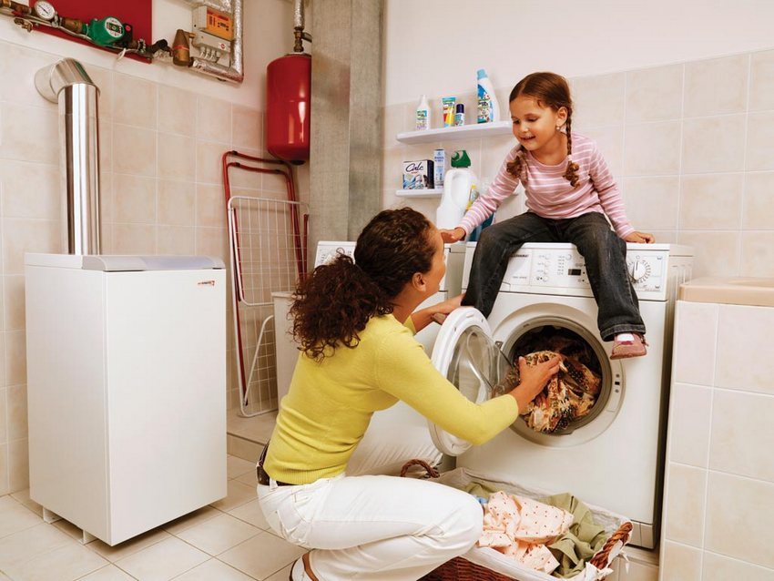 Floor-standing gas boiler PROTHERM MEDVED 40 TLO in the interior Floor-standing gas boiler PROTHERM MEDVED 40 TLO in the interior