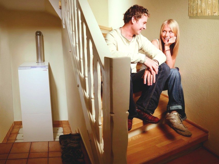 Floor-standing model of a gaseous fuel boiler Floor-standing model of a gaseous fuel boiler