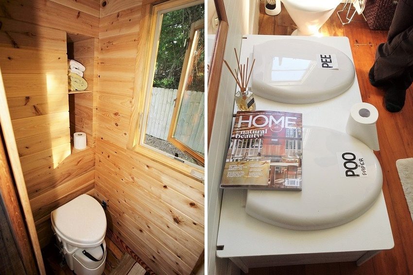 אפשרות נוחה יותר היא ארון יבש הממוקם בבית אפשרות נוחה יותר היא ארון יבש הממוקם בבית