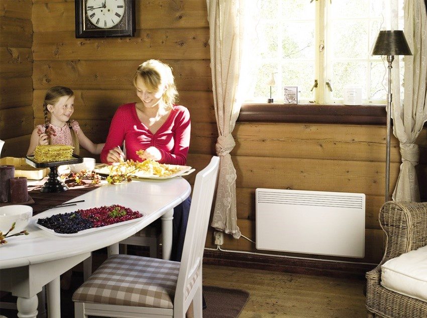 The convector can be mounted on almost any surface The convector can be mounted on almost any surface