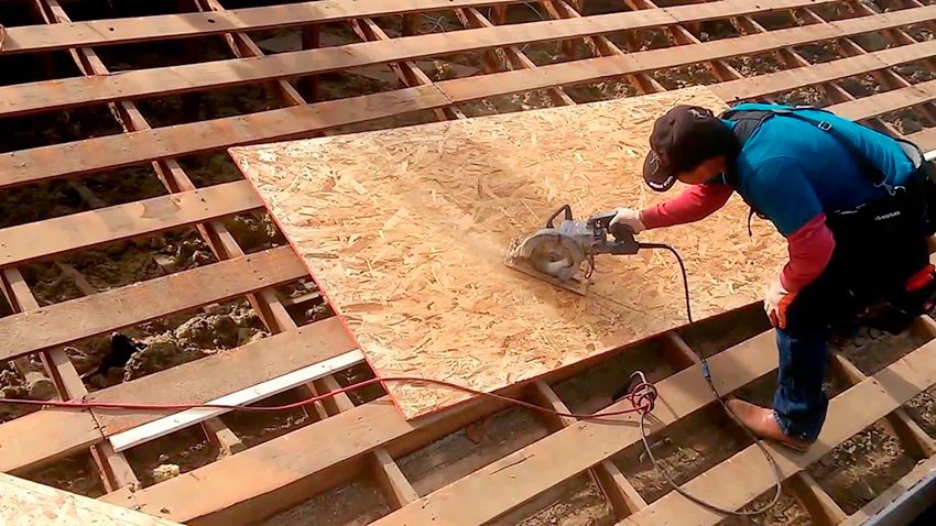 OSB như một lớp vỏ bọc liên tục cho tấm lợp bitum dẻo, tấm lợp gấp OSB như một lớp vỏ bọc liên tục cho tấm lợp bitum dẻo, tấm lợp gấp