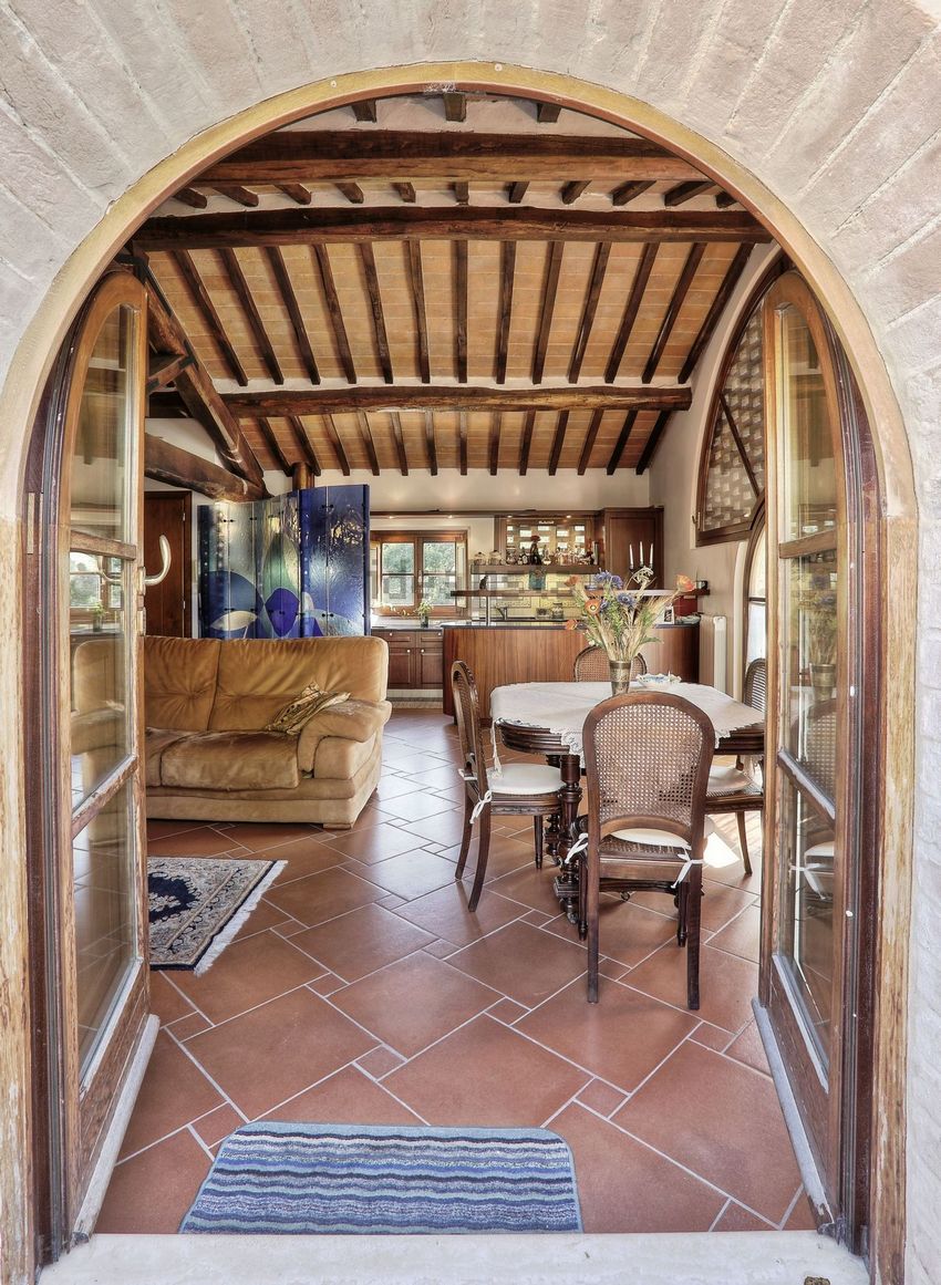 Gulvfliser er ypperlige for rustikk interiør Gulvfliser er ypperlige for rustikk interiør