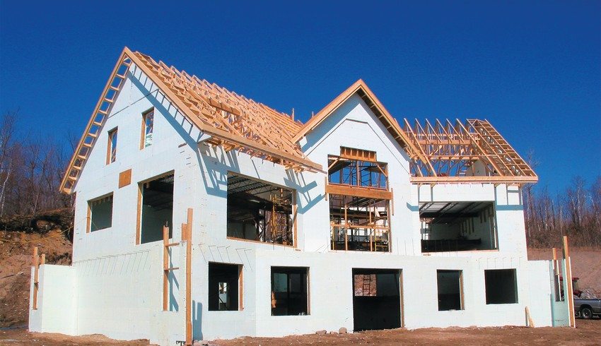 بناء منزل خاص من كتل الرغوة بناء منزل خاص من كتل الرغوة