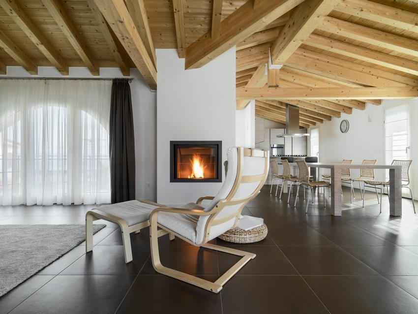 Nowoczesne kominki doskonale sprawdzą się we wnętrzach urządzonych w takich stylach jak loft czy modern Nowoczesne kominki doskonale sprawdzą się we wnętrzach urządzonych w takich stylach jak loft czy modern