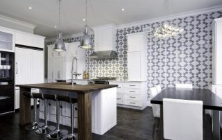 Maaaring hugasan ng wallpaper para sa kusina: isang katalogo ng mga ideya sa larawan para sa paglikha ng isang interior