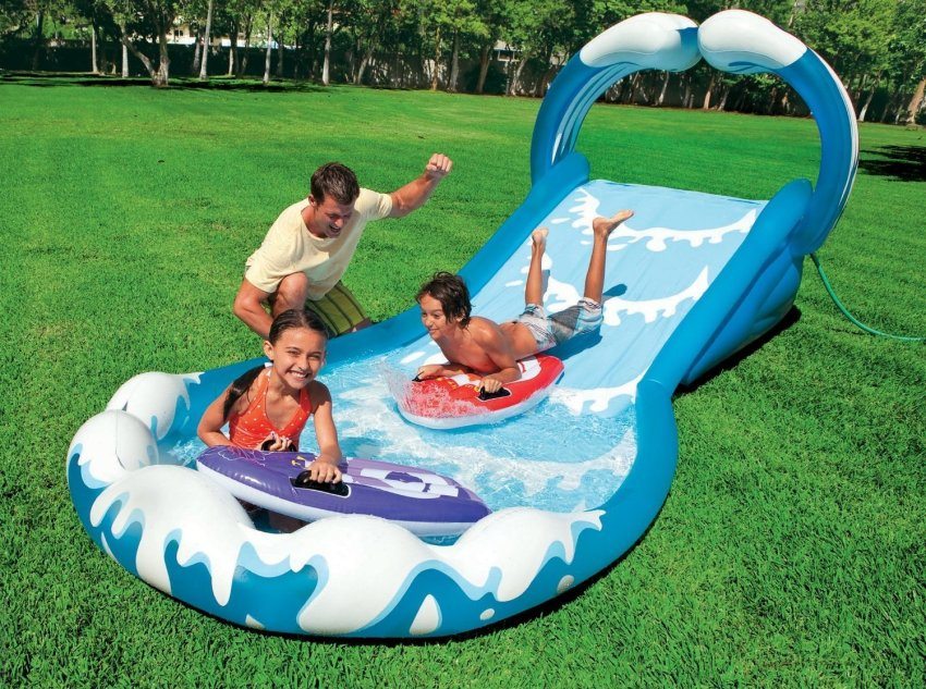 Tobogan inflable per a la piscina per a la recreació activa dels nens Tobogan inflable per a la piscina per a la recreació activa dels nens