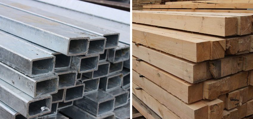 De viktigste materialene for å lage en benk med egne hender: profilrør og trebjelker De viktigste materialene for å lage en benk med egne hender: profilrør og trebjelker