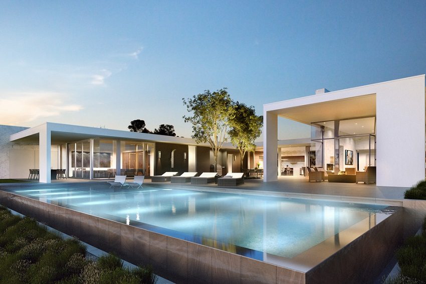 Hvis vandtemperaturen i poolen er behagelig, kan du svømme på en kølig dag Hvis vandtemperaturen i poolen er behagelig, kan du svømme på en kølig dag