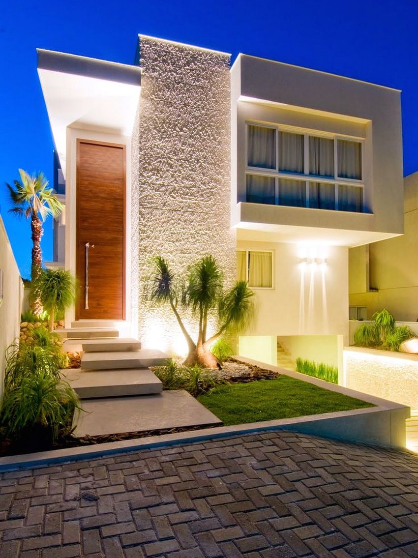 Ngôi nhà hai tầng theo trường phái Tân nghệ thuật với gara dưới tầng hầm Ngôi nhà hai tầng theo trường phái Tân nghệ thuật với gara dưới tầng hầm