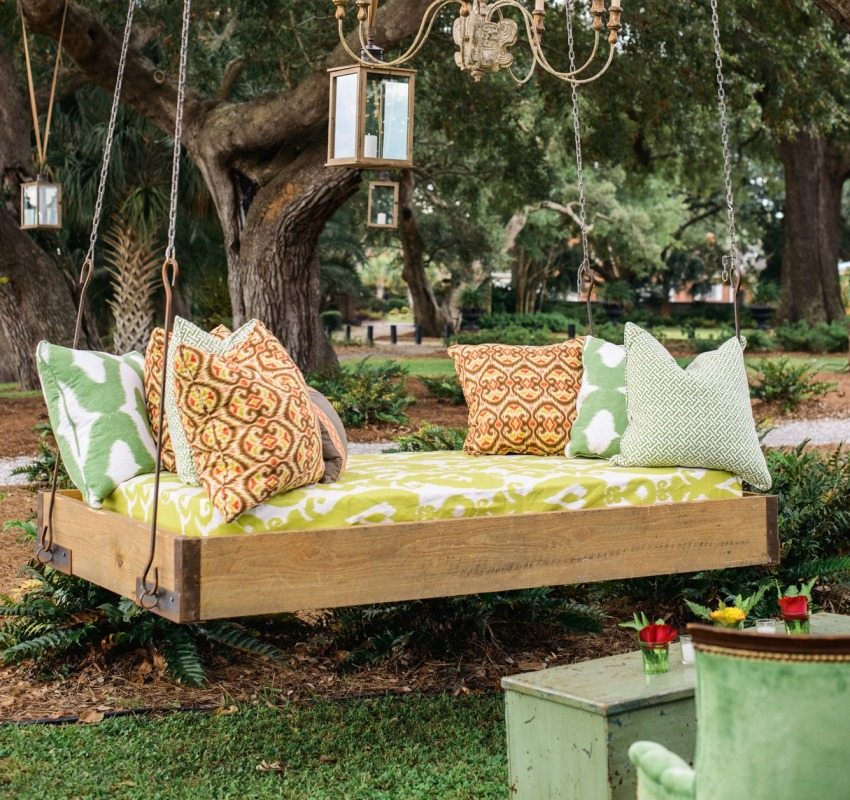 เตียงแกว่งทำด้วยมือ เตียงแกว่งทำด้วยมือ