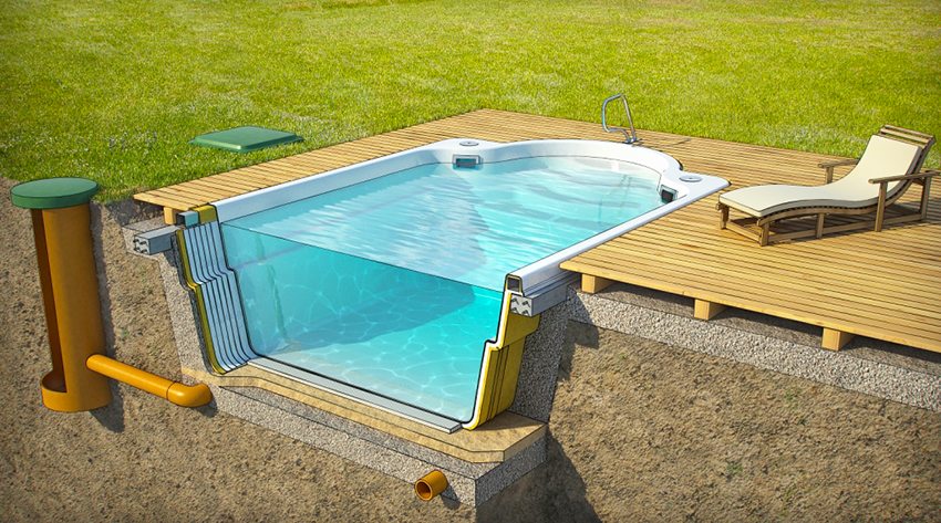 Schemat montażu misy kompozytowej Schemat montażu misy kompozytowej