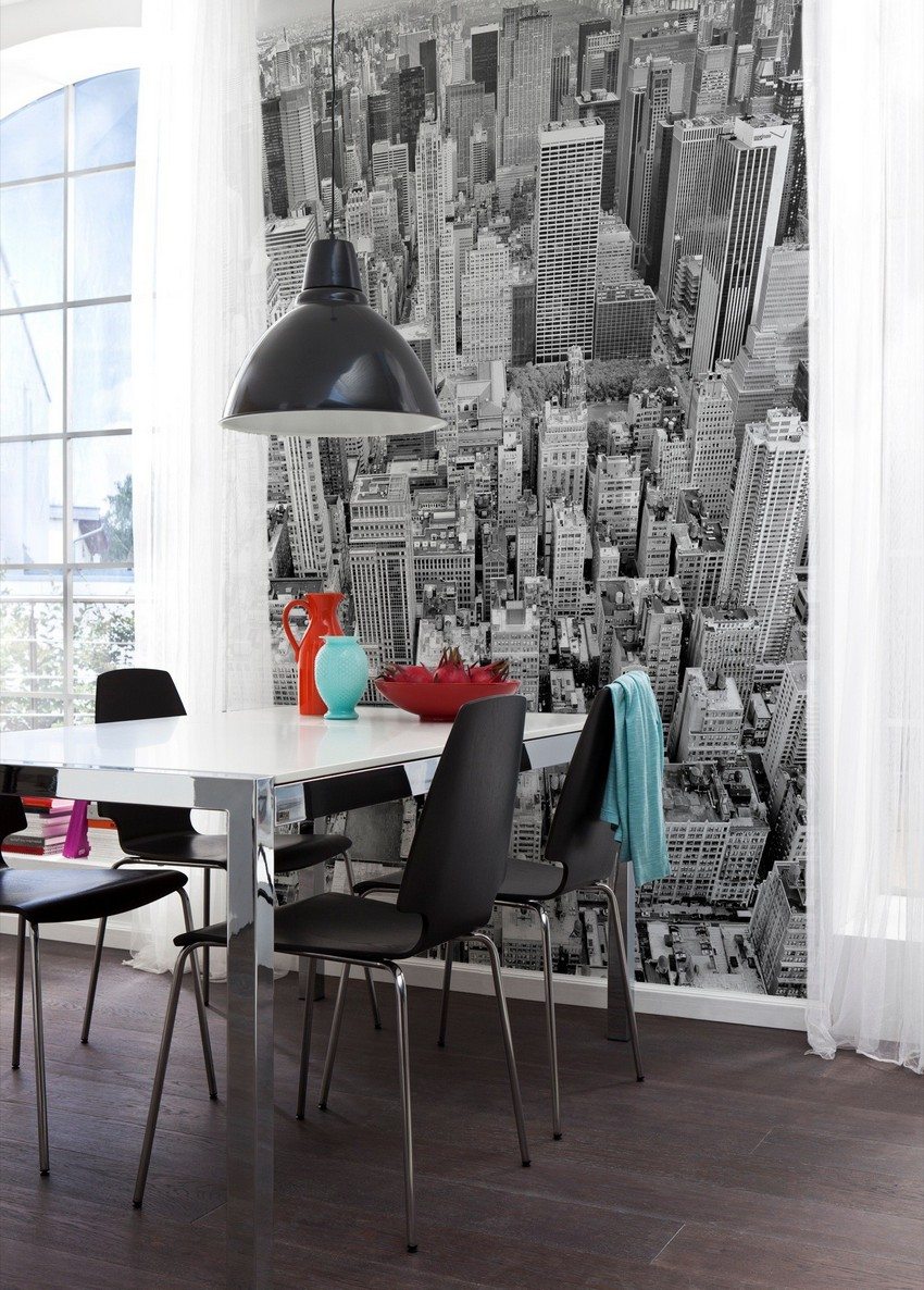 Flybilder og bybilder er ypperlig for moderne interiør Flybilder og bybilder er ypperlig for moderne interiør