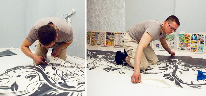 La imatge es retalla i s’enganxa al terra La imatge es retalla i s’enganxa al terra