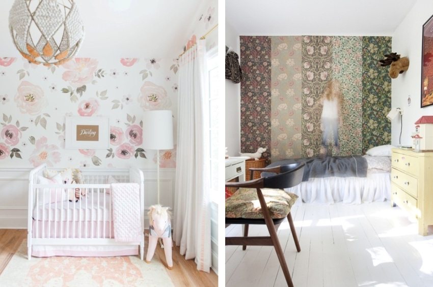 Exemple de succes de decorare a pereților în camera unei fete Exemple de succes de decorare a pereților în camera unei fete