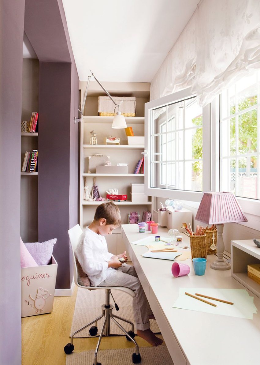 Дизайнът на лоджията ще осигури добро осветление на работното място Дизайнът на лоджията ще осигури добро осветление на работното място