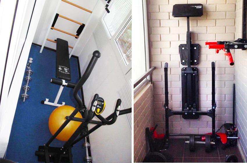 Малкото помещение на лоджията е достатъчно добре и бързо се проветрява, което е важно за спорта Малкото помещение на лоджията е достатъчно добре и бързо се проветрява, което е важно за спорта