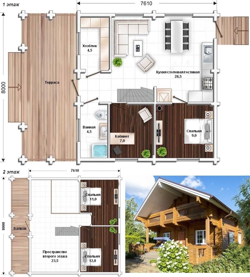 Dự án nhà hai tầng kiểu nhà gỗ quán bar Dự án nhà hai tầng kiểu nhà gỗ quán bar