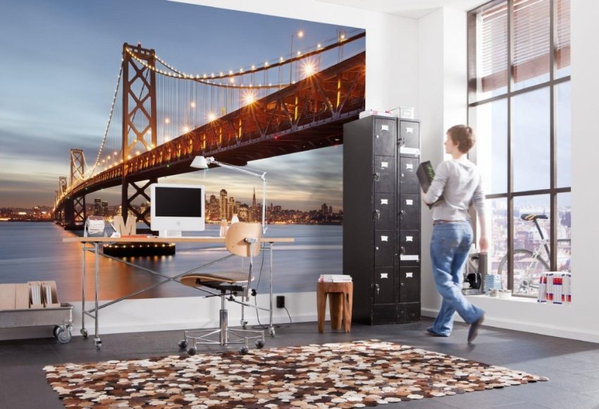 3D-fototapet på veggen - en trend innen interiørdesign 3D-fototapet på veggen - en trend innen interiørdesign