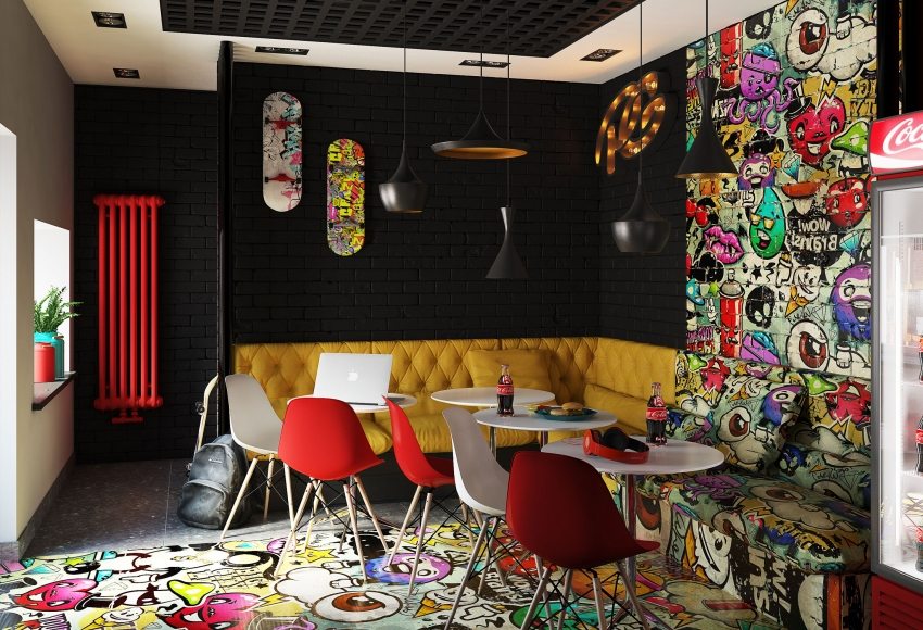 Bildet på tapetet strømmer effektivt inn i utskriftet av sofapolstringen Bildet på tapetet strømmer effektivt inn i utskriftet av sofapolstringen