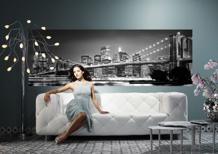 Panoramisk 3D-tapet er en fin måte å transformere et rom uten mye anstrengelse og tidkrevende Panoramisk 3D-tapet er en fin måte å transformere et rom uten mye anstrengelse og tidkrevende