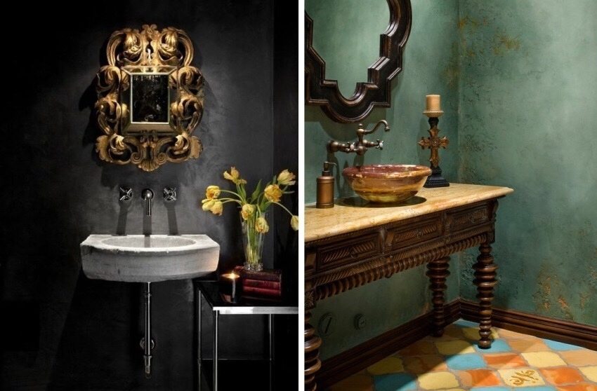 Eksempler på bruk av fuktbestandig gips på badet Eksempler på bruk av fuktbestandig gips på badet