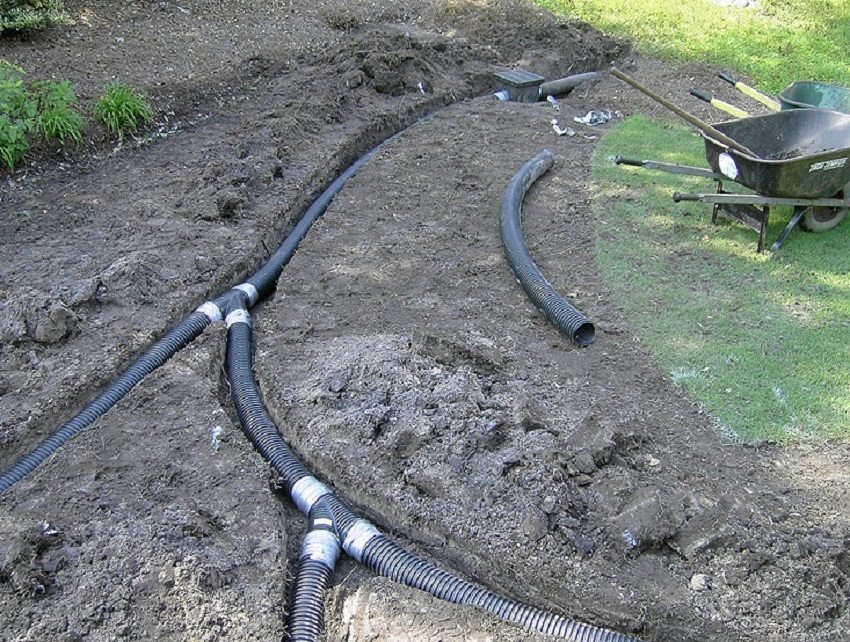 תהליך סידור מערכת הניקוז בקוטג 'הקיץ תהליך סידור מערכת הניקוז בקוטג 'הקיץ