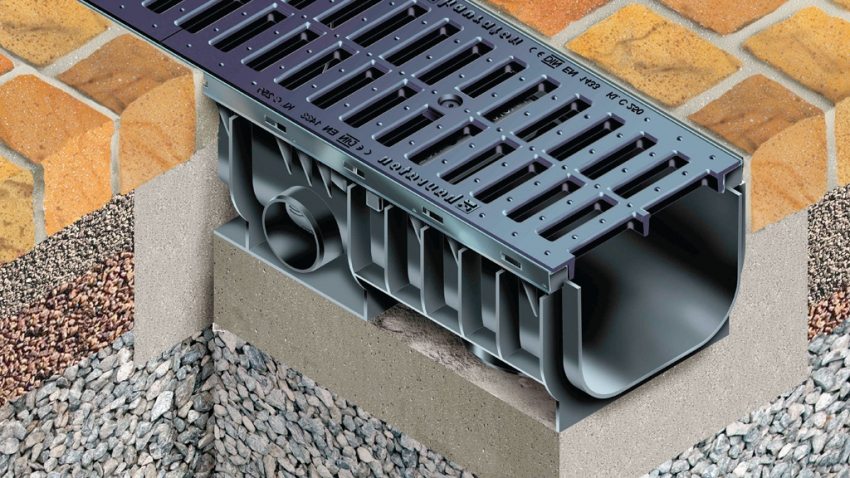 Storm sewer tray design Storm sewer tray design