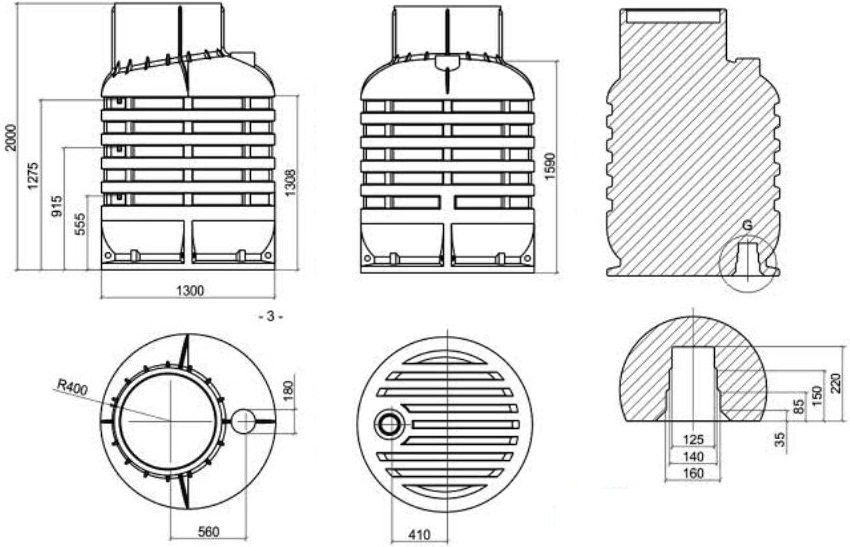 Dimensions de muntatge del caixó de plàstic Rodlex Dimensions de muntatge del caixó de plàstic Rodlex