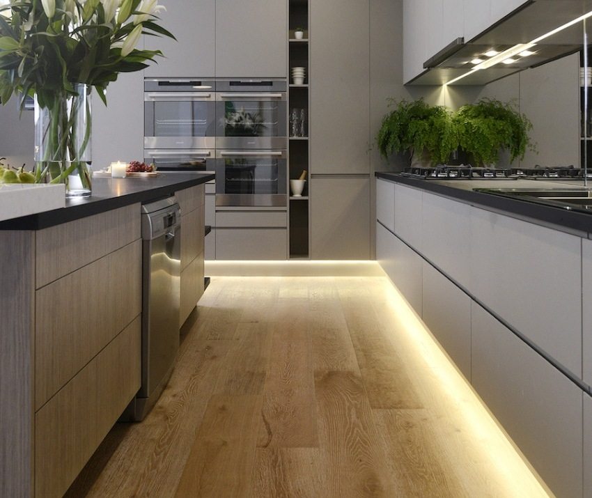 Using LED strip for additional lighting in the kitchen Using LED strip for additional lighting in the kitchen