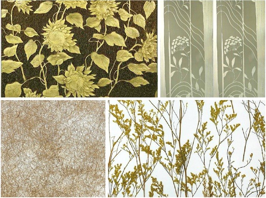 Panouri decorative de perete din PVC cu motive vegetale